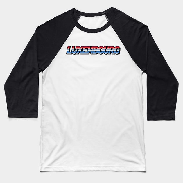 Luxembourg Baseball T-Shirt by Sthickers